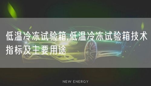低溫冷凍試驗(yàn)箱,低溫冷凍試驗(yàn)箱技術(shù)指標(biāo)及主要用途(圖1)