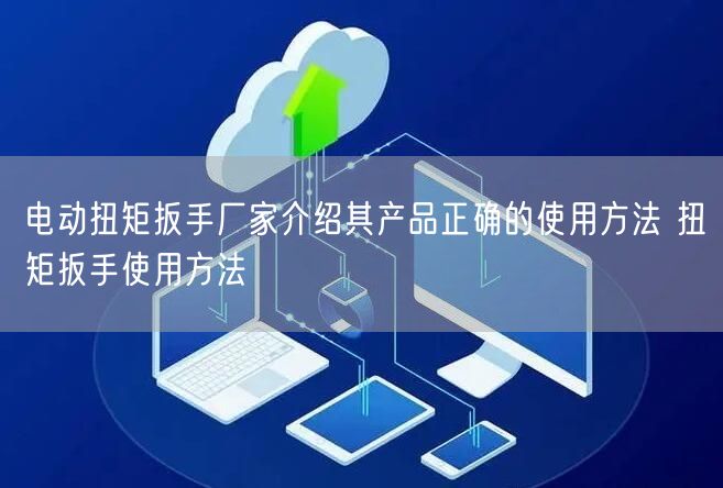 電動扭矩扳手廠家介紹其產(chǎn)品正確的使用方法 扭矩扳手使用方法(圖1)