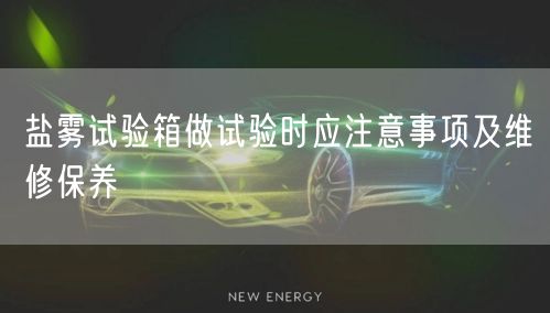 鹽霧試驗(yàn)箱做試驗(yàn)時應(yīng)注意事項(xiàng)及維修保養(yǎng)(圖1)