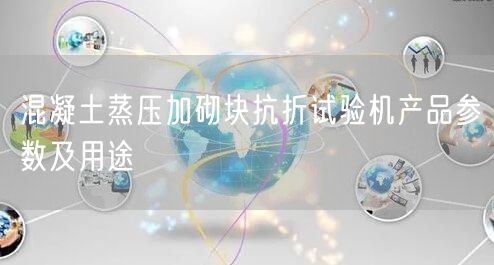 混凝土蒸壓加砌塊抗折試驗機產(chǎn)品參數(shù)及用途(圖1)